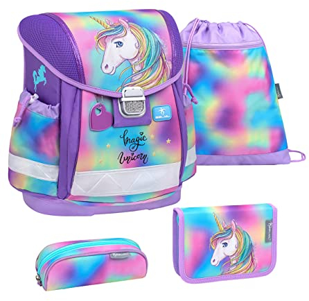 Belmil Classy Schulranzen Set 4 - teilig (403-13/AG/S) (Rainbow Color)