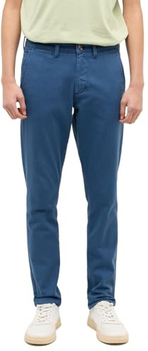 MUSTANG herrbyxor chinos, Mörk denim 5242, 32W / 30L