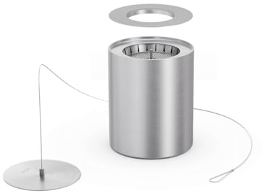 höfats - Bio-Burner Spin 900 con Eco-Ring - sostituisce la lattina di Spin 90 - consente l'utilizzo del bioetanolo liquido höfats - maggiore durata di combustione e fiamma più luminosa