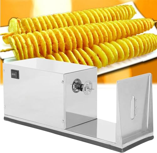 RayGenius Potato Spiral Slicer, Potato Slicer, Twisted Potato Slicer, Manual Blade Spiral Potato Slicer Cucumber Tornado Vegetable and Fruit Slicer Production