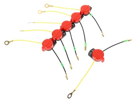 MOLUCKFU 6 Pezzi Kill Switch Pompa On Off Interruttore Di Arresto Interruttore On Off Di Arresto Del Motore Della Pompa Motore Di Arresto