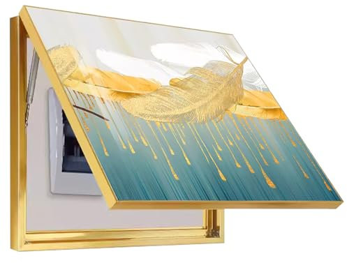 Electric Meter Box Decoration, Distribution Box Decorative Painting, Electrical Distribution Box Wall Hanging Paintings for Living Room Office (60x50cm/23.6x19.7inch,C)