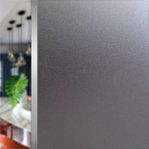 Pellicola Oscurante per Vetri 30 x 500 cm Protezione Solare, Anti-Uv Pellicola Decorativa per Finestre Pellicola Antisolare Oscurante per Ufficio,Soggiorni, nero opaco