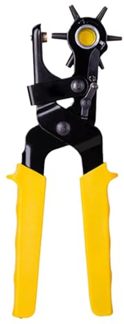 Rotierende Stanzzange Set, Leder Stanzzange - Tragbares Gürtellocher Set, Robuster Rotationslocher, Bandstanzer für Gürtel, Uhrenarmbänder