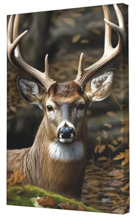 LPSRTWE Leinwanddrucke, Camouflage, Hirsch, Wandkunst, HD-Druck, Poster, Wandbehang für Schlafzimmer, Bild, Gemälde für Büro, Kunstwerk, Leinwandbilder für Wohnzimmer, Kunst, Wanddekoration, 30,5 x