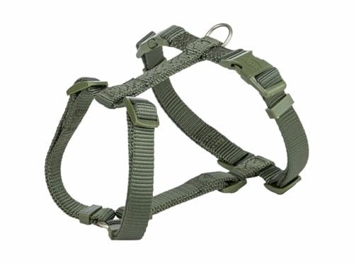 TRIXIE Premium Geschirr, XS-S, 30-44 cm/10 mm, Olivgrün
