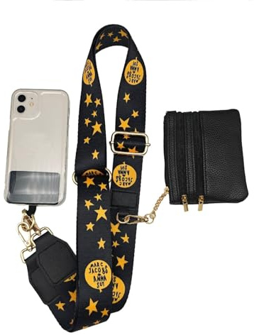 Noverli Handykette universal mit Tasche – Verstellbarer Schulterriemen mit Kartenetui, für alle Smartphone-Modelle, handykette mit Tasche, handykette abnehmbar, Abnehmbar & Einstellbar