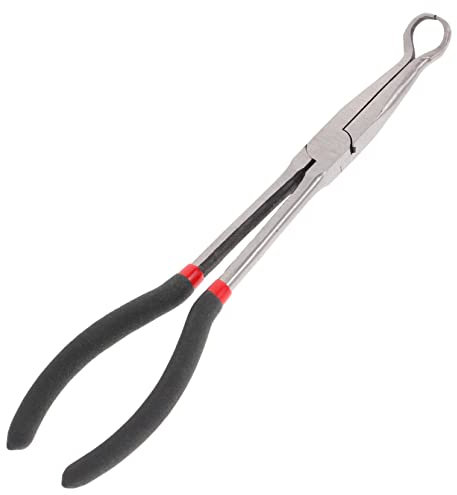 LIFKICH Manual Wiring Plier Extended Plier Engineering Arc Handle for Tight Spaces