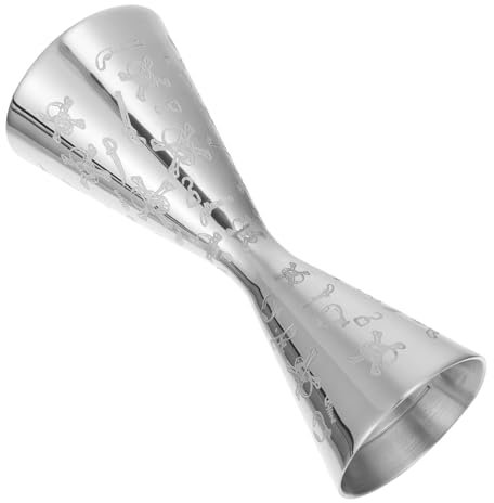 GRIRIW 1pezzi Misurino Cocktail Inossidabile Jigger Per Barman Capacità Design e Riusabile Per Bar