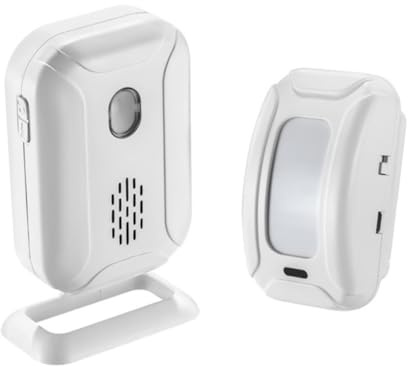 HOMSFOU Welcome Doorbell Mit Pir-bewegungsmelder Reichweite Melodien Einstellbare Lautstärke Betriebsmodi Kabelloser Eingangs Alarmgong Für Haus Hofschutz