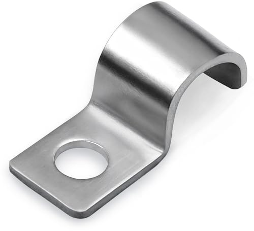 Jiaoshou Pan 25 Stück Kabelschellen Metall, Rohrhalter 10mm