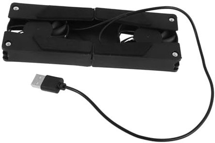 Toddmomy Supporto Laptop Raffreddante Portatile con Ventilatore USB Base Leggera e Compatta per Notebook Raffreddamento e Multiuso per Ufficio e Casa