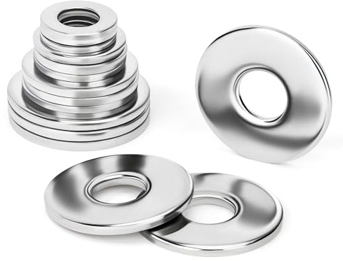 GUNGY 10 Pièces Rondelles Métal INOX M12 x 37 mm Rondelles Plates Acier Inoxydable A2 V2A Norme DIN 9021 pour Vis Écrous et Boulons