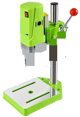 Fresatrice, Mini trapano da banco di precisione da 710 W, fresatrice a velocità variabile, trapano a colonna da tavolo in metallo fai da te