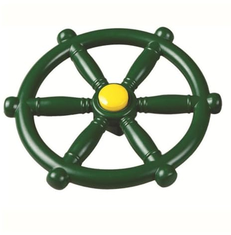 Pirate Ship Wheel Toy – 30cm Steering Wheel, Durable plasticc Play Accessory, Playground Whel Attachment Climbing Frame Treehouse | Outdoor Garden Play Equipment for Kids lightweight