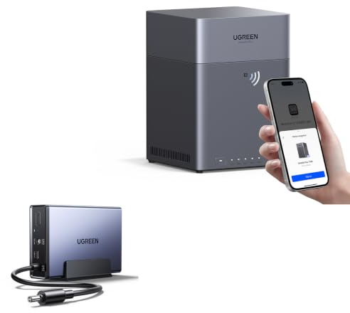 UGREEN NASync DH4300Plus NAS a 4 alloggiamenti con 72W DC UPS