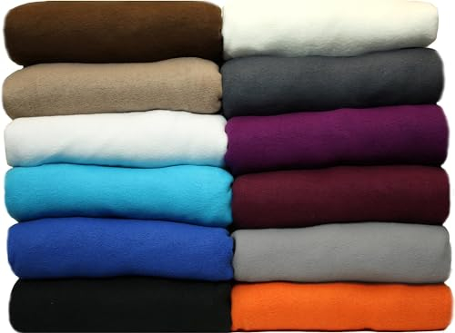 NatureMark Winter Thermo Fleece Spannbettlaken, Spannbetttuch in vielen Farben und Größen Bettlaken | 90 x 190 bis 100 x 200 cm - anthrazit