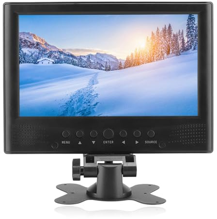 Tragbarer HD Fernseher, DVBT/T2 Compliant, FM Radio Function, Suitable for 12V Car Charger, ATV 48.25 MHZ-863.25 MHz, VHF 50mhz-230mhz, UHF 474mhz-862mhz, 1500MAh