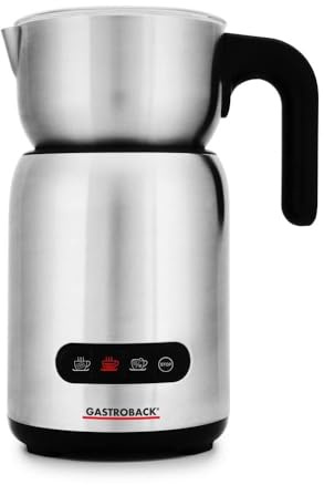 Gastroback Design Milk & Chocolate Advanced Milk Frother, Energy Saving, Stainless Steel, Quick & Efficient, Easy to Clean, Simple to use - 62359
