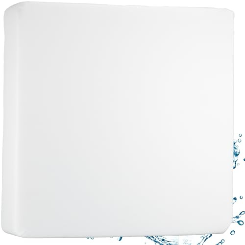 Supply24 since 2004 Orthopädisches Anti Dekubitus Gelschaum-Sitzkissen 40x40x10 cm – Made in Germany | (Weiß, RG 60 (weich) Wasserabweisend weiß)