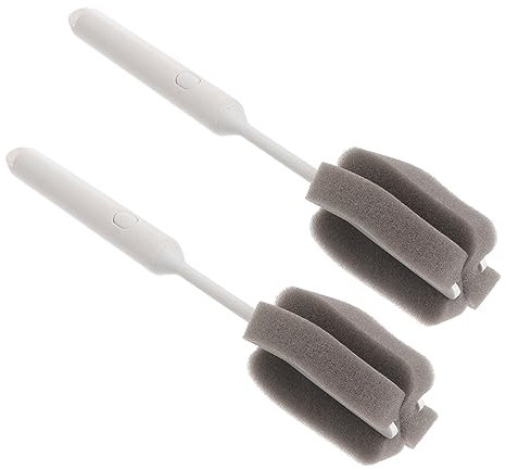 PRETYZOOM 2pcs Cup Cleaning Brush Clean Brush Long Handle Detachable Sponge for Easy Cleaning for Kitchen and Bathroom Use
