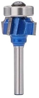 1pc Milling Cutter 1/4 Shank Corner Rounding Router Bits Wood Engraving Bit Chamfer End Mill For Woodworking Tool ( Color : R1 )