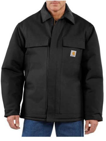 Carhartt C003 Loose Fit Firm Duck Traditionell jacka, lös passform, Svart, S