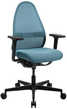 TOPSTAR SITNESS Soft Sitness Art G Bürostuhl Petrol | Made in Germany | Ergonomisch | Drehstuhl, Schreibtischstuhl | höhenverstellbar | Geprüfte Sicherheit nach GS-Intertek