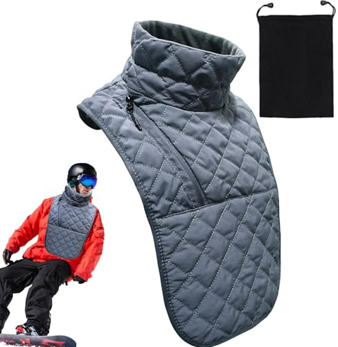 Braga de cuello y pechera para exteriores, cortavientos, para ciclismo | Braga de cuello impermeable, polainas para el cuello y agradables al tacto, calentadores de piernas para deportes al