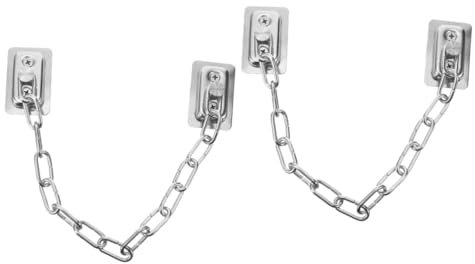 DOITOOL 2pcs Sliding Door Chain Lock Window Safety Chain Lock for Home Security