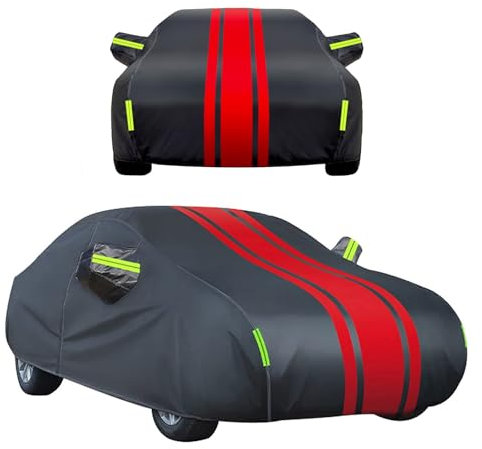 Autoabdeckung Wasserdicht für 𝖠𝗎𝖽𝗂 A3 2.0T sportack Autoschutzhülle Vollgarage Auto Abdeckplane Winter & Sommer Garage Staubdicht wetterfeste Autohülle Autoplane