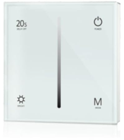 Huudngeje Per Dimmer TRIC AC con Vetro Ad Alta Ultra Sensibile 86 Modalità di Dissolvenza del Pannello per AC 110 V 230 V Lampade A LED Dimmerabili Bianche