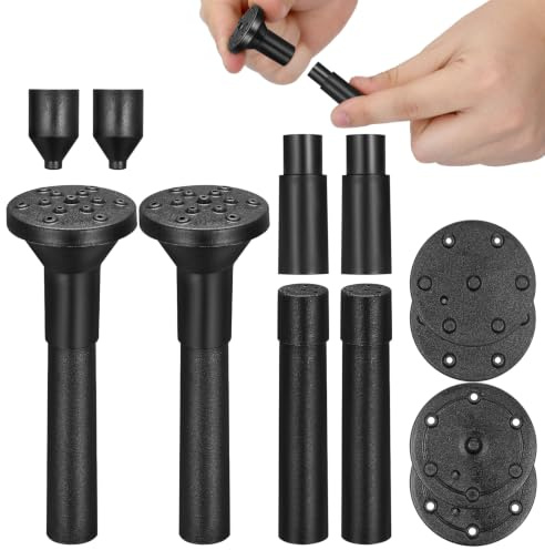 SUPVOX 10-Piece Solar Fountain Nozzle Kit - JT180 Specific Replacement Heads - Spray Patterns for B Bath, Garden Pond & Water Features - Fits 8mm Connector Pumps