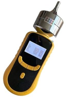 Detector de Gas 4 en 1 CO2/H2S/O2/CH4, analizador Fugas con Pantalla LCD, alarmas vibración, visuales y sonoras Alta sensibilidad para Laboratorio