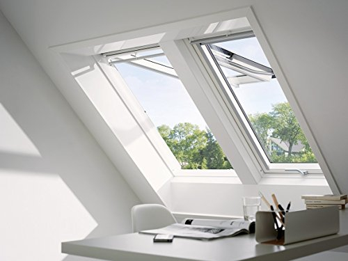 VELUX GPU SK06 0070 White PU Laminated Top Hung Roof Window 114x118cm