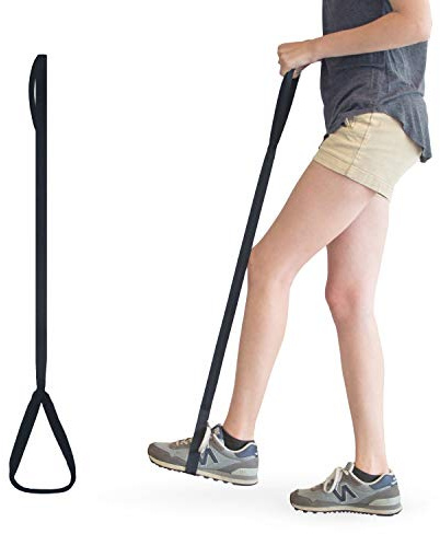 RMS Premium 35” Leg Lifter with Hand Strap & Foot Loop – Long-Term Orthopedic Daily Living Aid for Chronic Hip, Knee & Mobility Limitations