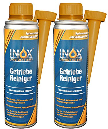 INOX® Getriebereiniger Additiv, 2 x 250 ml - Getriebe-Spülung löst Verschmutzungen im Getriebesystem, für alle Getriebearten