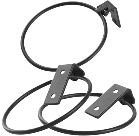 Cabilock Blumentopfhalter, Wandmontage, Eisen, Blumentopf-Aufhänger, für drinnen und draußen, 3 Stück