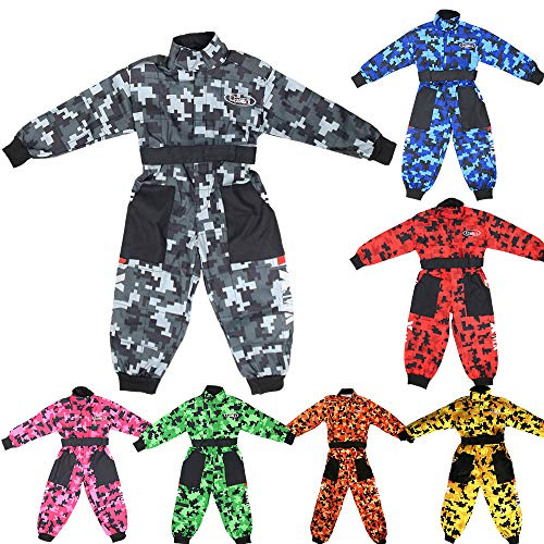 Zorax Intérieur doux/extérieur durable CUB Enfants Motocross CAMO Costume Enfants Moto Moto Course Vêtements Enfant ATV Karting Costume Globalement