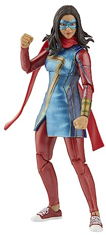 Universo Marvel Hasbro Marvel Legends Series MCU Disney Plus Ms. Marvel, 15 cm große Action-Figur, 2 Accessoires, 1 Build-A-Figure Element, Multi, F3857