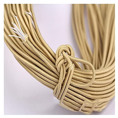 ZZSRJ Banda de elástica de 2 mm de Cuerda elástica de la Cuerda elástica Correo de Goma de Goma Cordera de Cuerda con Cuentas de Cuerda for Ropa de Coser (Color : 10, Width : 2mm)