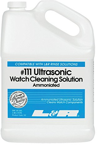 L & R #111 Ultrasonic Waterless Watch Cleaning, 2 Pack of 1 Gallon