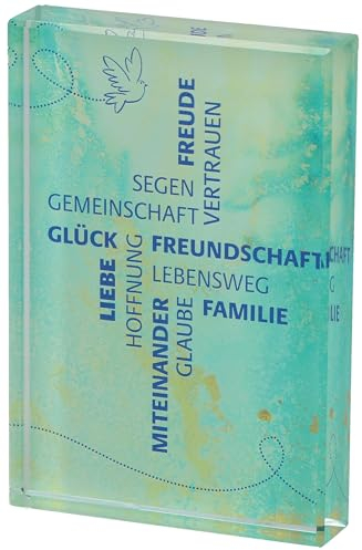Segen, Gemeinschaft ...: Glasquader zum Aufstellen