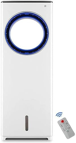 HHUARI Enfriadores evaporativos Ventiladores Enfriador evaporativo, Enfriador de Aire sin aspas, humidificador de Ventilador eléctrico con Control Remoto 3 Modos, Aire Acondicionado para Oficina en
