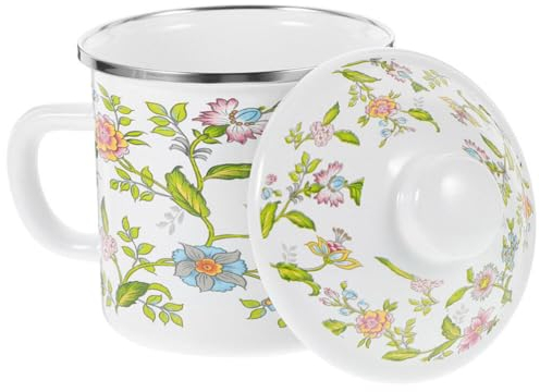 Emaille-tasse Küchenutensilien Emaille-becher Porzellan Groß Für Café Tee Kaffee