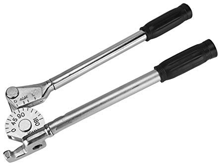 1 2 Cintreuse de Tubes 180 ° Cintreuse de Tubes Portative Outil de Cintrage pour Tuyaux en Acier en Cuivre et en Aluminium 1 2 Cintreuse de Tubes 1 2 (370mm 3/8 10mm)