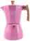 Cafetera latte Moka Espresso Cafeteira Percolador Olla Cafetera para estufa 300 ml Rosa