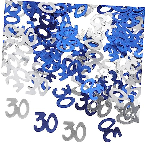Confeti de Cumpleaños Número 30 de Papel, 5 Juegos para Mesa