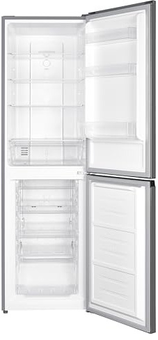 HADEN HFF1855IX fridge freezer 60/40-180cm Height - No Frost Technology -165L Fridge and 82L Freezer Capacity - Metal-Backed Flame Retardant Fridge Freezer for Kitchens