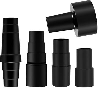 5 Pcs Universal Vacuum Hose Adapter Reducer Attachment Kit for Dry Wet Shop Vacs -Converts 1 1/2 to 1 1/4 inch, 1 3/8 inch to 1 1/4 inch Vacuum Adapter